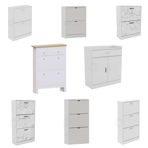White shoe rack cabinet - rack,