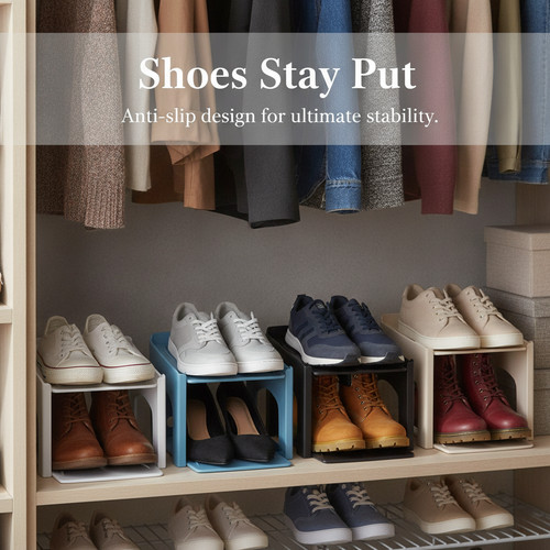 Double layer shoe - double-layer, rack