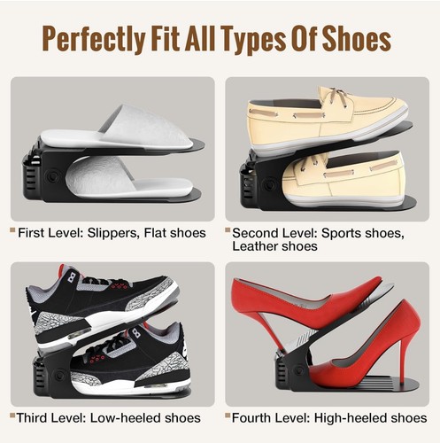 Adjustable shoe organiser - adjustable,