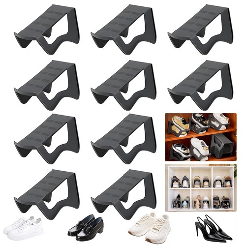 10x plastic shoe slots - 10x,