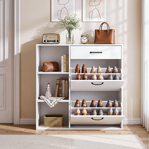Shoe cabinet with flip - shoe,
