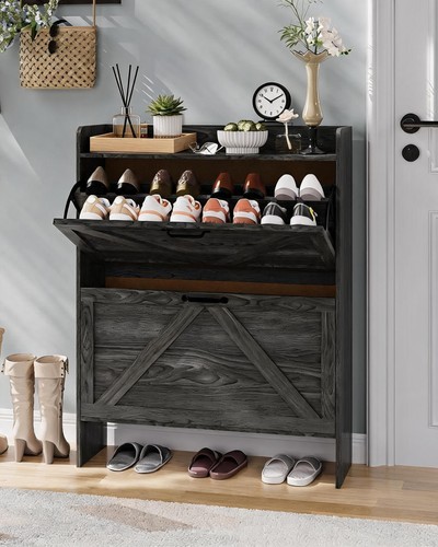 Slim shoe storage cabinet - storage,