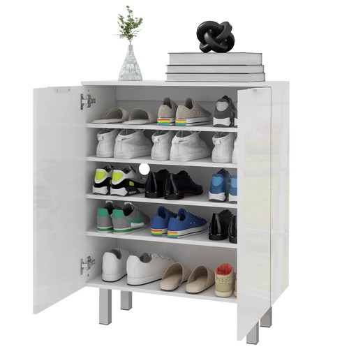 Homcom shoe storage cabinet - storage,