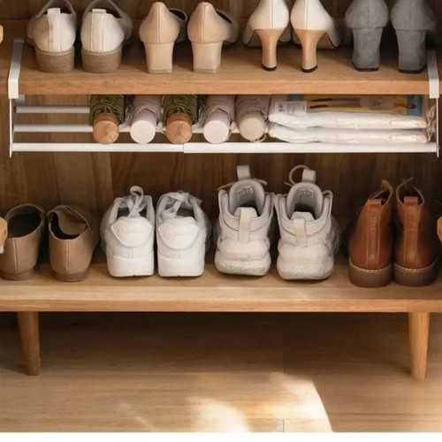 Adjustable shoe rack space - rack,