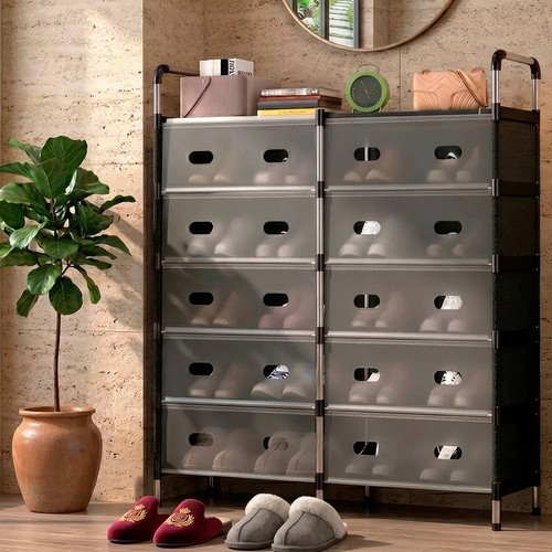 Dustproof shoe rack 7 - dustproof, tier